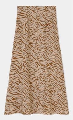 MOUSSY トラ柄 マーメードロングスカート サイズ0のサムネイル