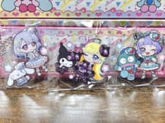 ひみつのアイプリ サンリオ アクリルキーホルダー ガチャガチャ 3点セットのサムネイル