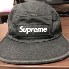 supreme camp cap 黒 ブラック キャップのサムネイル
