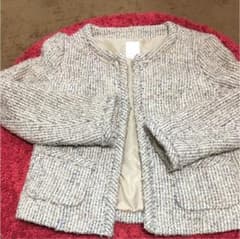 Ruru様  ツイードジャケット ノーカラージャケットのサムネイル