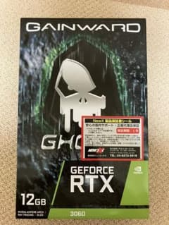 GAINWARD GeForce RTX3060 GHOST 12G GDDR6のサムネイル