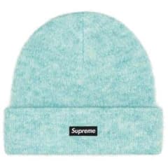 Supreme 하늘색 니트 모자