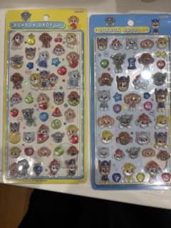 パウ・パトロール ボンボンドロップシール 2種セットのサムネイル