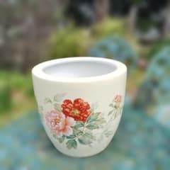 日陶オールドノリタケ火鉢、花柄陶器鉢 日陶オールドノリタケ火鉢、花柄陶器鉢 - メルカリ