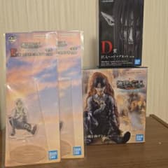 進撃の巨人 C賞 D賞 フィギュアスタンド セットのサムネイル