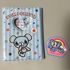 【新品未使用】ポンポネットシール帳 エンジェルブルーステッカー付きのサムネイル