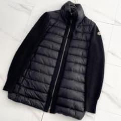 現行 モンクレール MAGLIONE TRICOT CARDIGAN 黒 - メルカリ