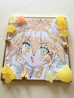 手描き　オリジナル　豆色紙　デコのサムネイル
