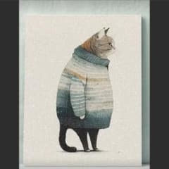 【ダイヤモンドアート】猫(30×40） 2点セットのサムネイル