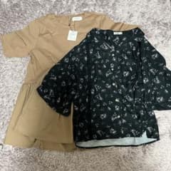 OPAQUE.CLIP ペプラムブラウス　ベージュ　Axes femme シャツのサムネイル