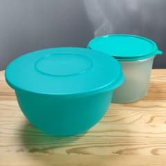 Tupperware 保存容器 2個セット(中古美品)送料無料 - メルカリ