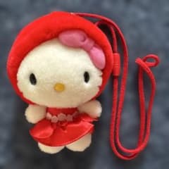 ハローキティ ご当地 山形限定 さくらんぼ がま口 ポシェット - メルカリ