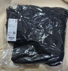 UNIQLO クレープジャージーストレートパンツ3XL 黒 タグ付き新品未使用のサムネイル