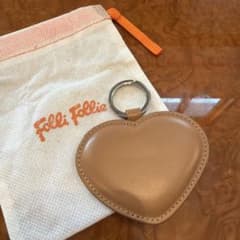 新品　Folli Follie ハート キーホルダー ベージュのサムネイル