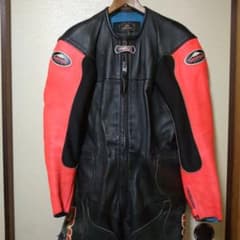 美品【MFJ公認】クシタニ　本革つなぎ KUSHITANI クシタニ レーシングスーツ MFJ公認革ツナギ - メルカリ