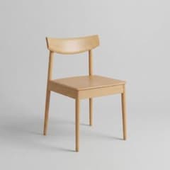 1/2】飛騨産業 キツツキ nae ダイニングチェア 板座 FC201 ビーチ