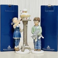 ロイヤルコペンハーゲン Annual Figurine 2001年 2個セット ロイヤルコペンハーゲン Annual Figurine 2001年 2個セット - メルカリ