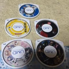 PSP ゲームソフト各五種類のサムネイル