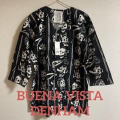 [新品]BUENA VISTA DENHAM デンハム 鯉口シャツ 黒白 スカル 新品]BUENA VISTA DENHAM デンハム 鯉口シャツ 黒白 スカル - メルカリ