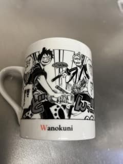 ONE PIECE]의 [알파벳 머그 “W” 와노국 머그컵