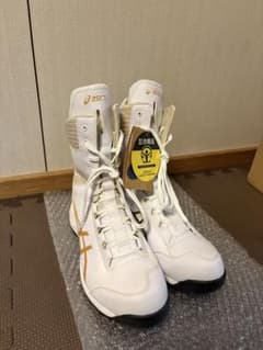 asics 安全靴 WINJOB CP403 TS 編み上げ ホワイト/ゴールド - メルカリ