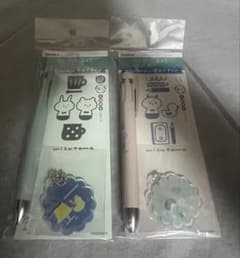 杜の文具博 限定 ブレン4+S × mizutama キーホルダーセット 全2種