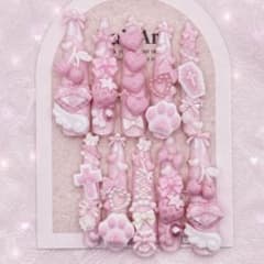 ネイルチップ　ピンク　超ロング　量産型♡のサムネイル