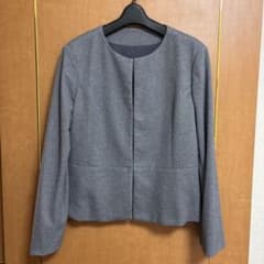 quatre ノーカラージャケット グレー 15ARのサムネイル