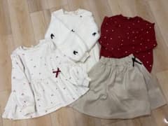 apres les cours 女の子 130 秋冬 4点まとめ売り トレーナーのサムネイル