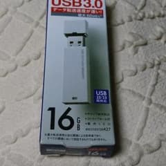 ELECOM USB メモリー 16GB MF-MSU3A16GWH  wiiUのサムネイル