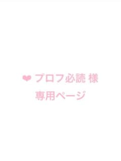 ❤︎ プロフ必読 様 専用ページのサムネイル