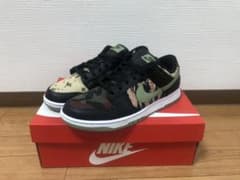 未使用 28cm NIKE DUNK LOW Black MULTI CAMOのサムネイル