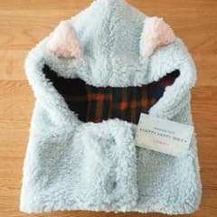 夏輝様専用＊ふわもこネコ耳フード付きネックウォーマー★handmade＊のサムネイル
