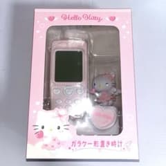 サンリオ ガラケー形置き時計 キティ - メルカリ