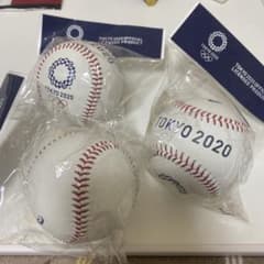 東京オリンピック 2020 野球 記念ボール 3個セット 新品未開封 貴重