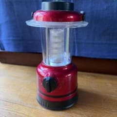 LED ランタン　コンパス付き 防滴　調光 ライト　災害 レッド アウトドアのサムネイル