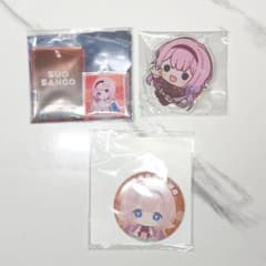にじさんじ 周央サンゴ DMM 極楽湯 アクキー チロル 缶バッジ
