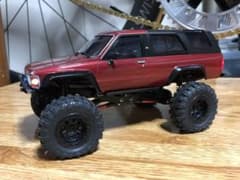 ミニッツ4×4 ワイドホイール&タイヤセット HEX変換アダプター付きのサムネイル