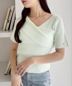 韓国っぽアシンメトリーニット/WEB限定商品のサムネイル