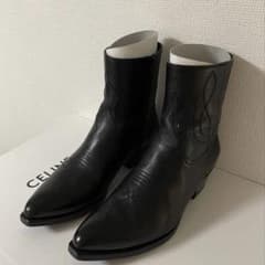CELINE ウエスタンブーツ 40 ブラック セリーヌ BTS V着 - メルカリ