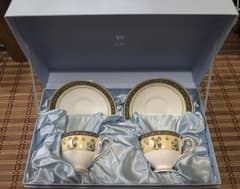 ウェッジウッド ペア カップ&ソーサ 新品 箱付のサムネイル