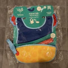 Disney travel bib + シリコンスプーン b.boxのサムネイル