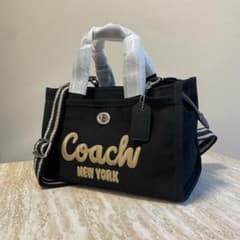 COACH コーチ カーゴトート26 CP164 ブラック ゴールドロゴのサムネイル