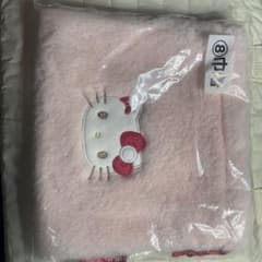 ハローキティ 巾着 ファー素材 ピンクのサムネイル
