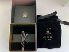 Alexandre de Paris ブラックリボンヘアピンのサムネイル
