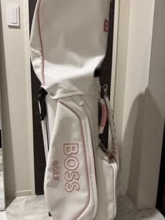 BOSS GOLF キャディバッグ ホワイト ピンクのサムネイル