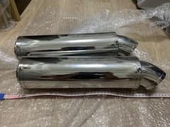 加工用　汎用 バイク用 サイレンサー マフラー 2本セットのサムネイル