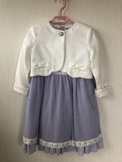 エニィファム　フォーマル ワンピース紫　110 入学式　卒園式のサムネイル
