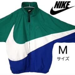 美品 NIKE ナイキ フルジップ ウーブン ナイロンジャケット Mのサムネイル