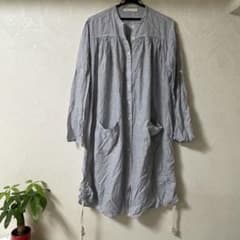 As know as ストライプ柄 ロングシャツワンピース - メルカリ